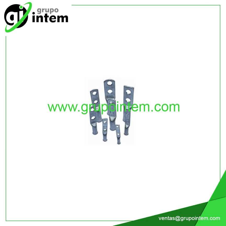 TERMINALES DE COMPRENCION COBRE ESTAÑADO DOBLE OJO DE 10MM - 500MM (TALMA , METELSA )