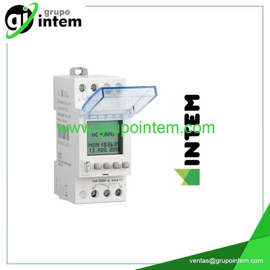 INTERRUPTOR CON HORARIO PROGRAMABLE, TEMPORIZADOR ELÉCTRICO 16A 250 V