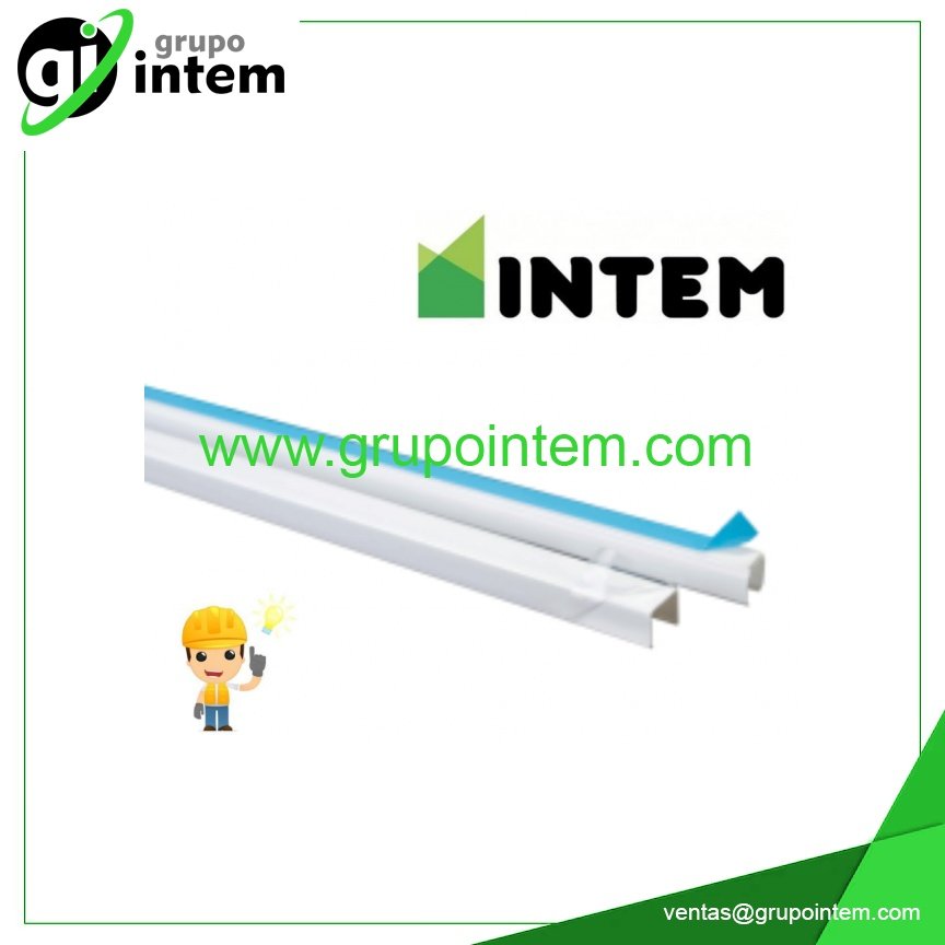 Canaleta Blanca 10x10 Con Adhesivo