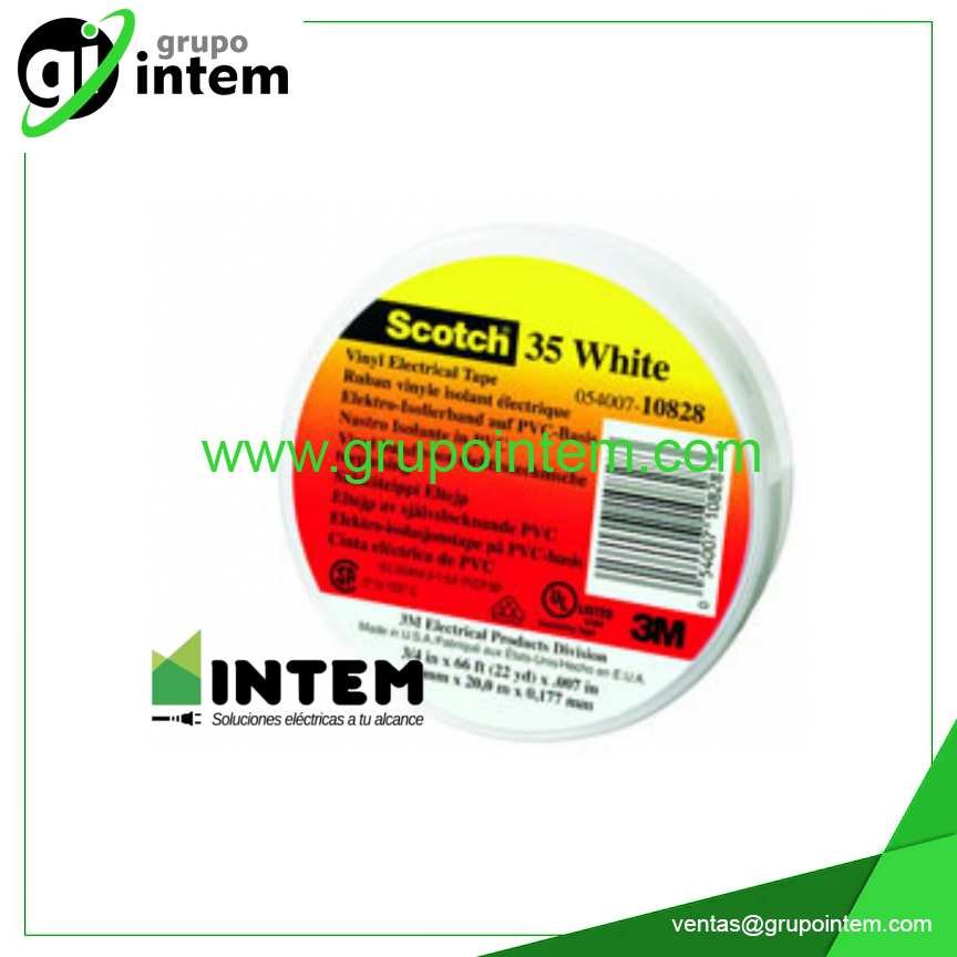 CINTA VINILICA SCOTCH 35 BLANCO