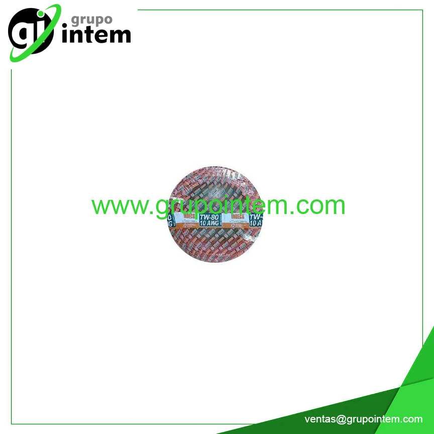 CABLE THW 10 AWG INDECO